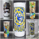 25-Pack 20oz Sublimation Skinny Tumbler