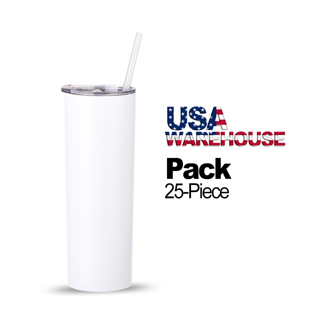 Custom Promotional 20oz Sublimation Matte Tumbler US Warehouse from