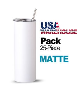 US warehouse 40oz Stanley Shape Sublimation White Bulk 20 Pack Insulated  Tumbler Mug with Handle for Water, Wholesale,Coffee, Cold and Hot Drinks 