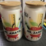 25 Count 16oz Sublimation Glass Beer Can with Bamboo Lid and Straw