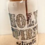 25 Count 16oz Sublimation Glass Beer Can with Bamboo Lid and Straw