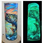 5 Tumbler Pack 20oz Glow in the Dark Sublimation Tumbler