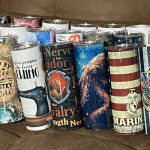 25 Count 20oz Sublimation Flat Bottom Tumbler