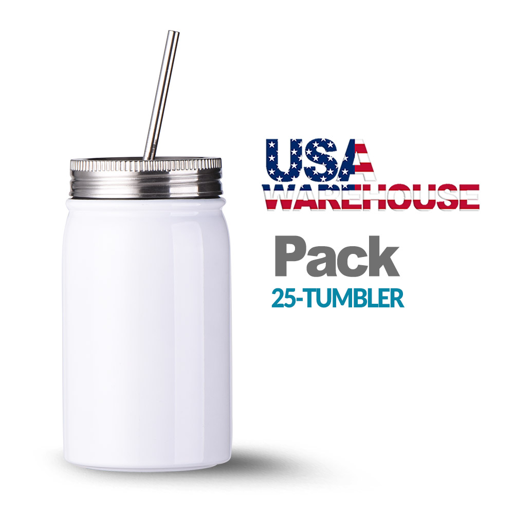 Custom Promotional 25 Count 16oz Sublimation Glass Beer Can with Bamboo Lid  and Straw from Factory