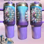 5-Pack 40oz Gradient Sublimation Tumbler with Handle